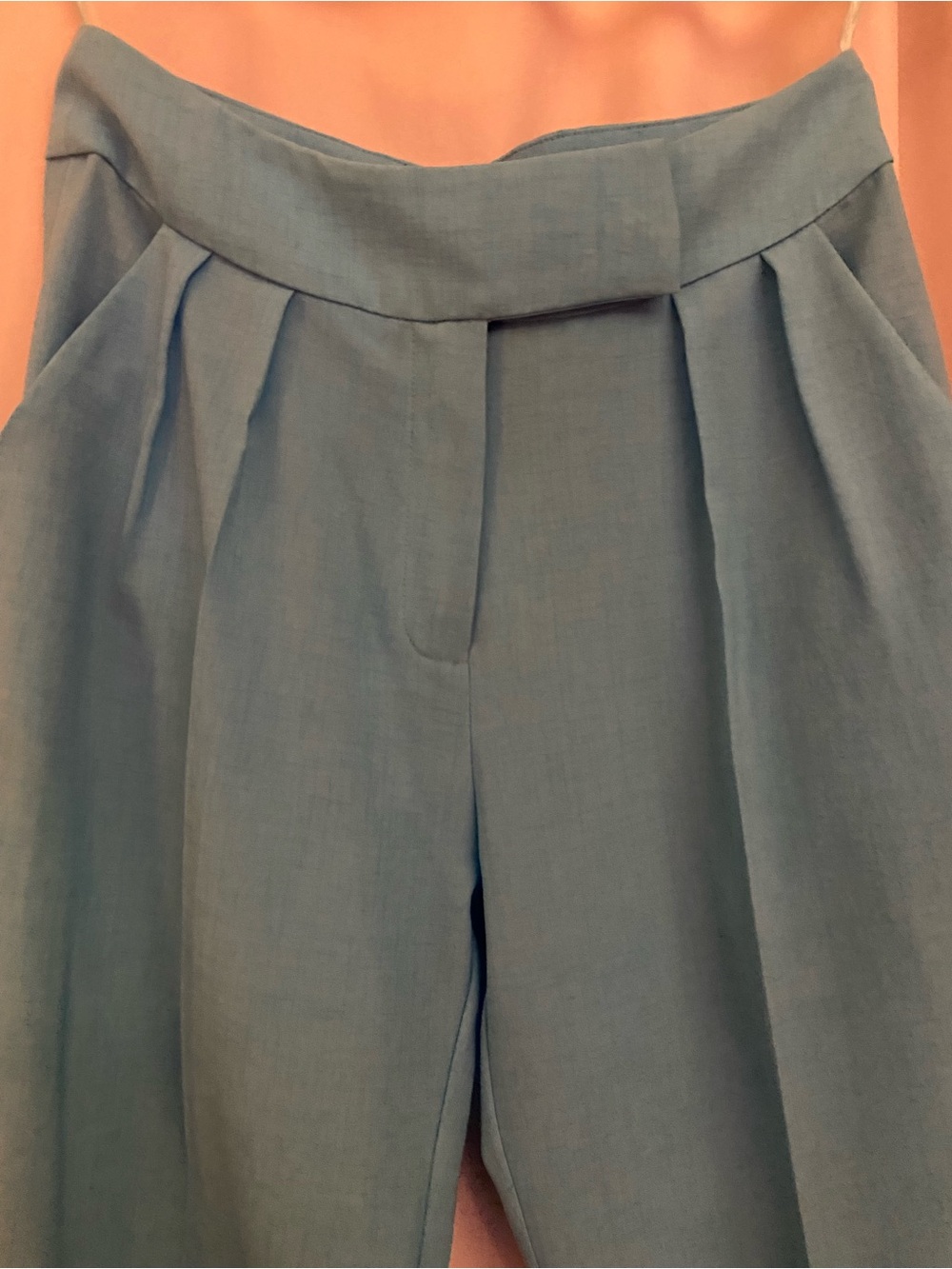 Atoir Bright Blue Pleated Dress Pants
